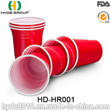 Promotionnels jetables Double couleur Parti rouge Solo Cup